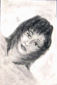 Charcoal sketch from 1992